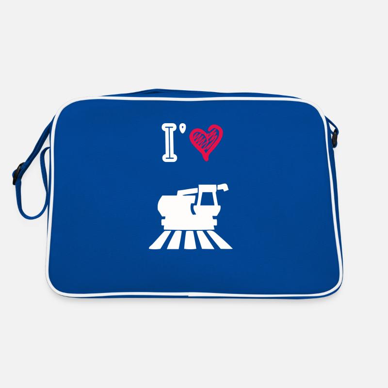 J’aime les moissonneuse Sac Retro