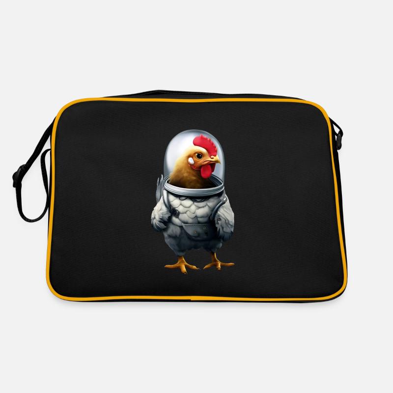 Astronaut Chicken Retro Bag
