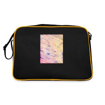 Art abstrait - Sac Retro - noir/or - Dos