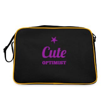 Grandson Gift Idea - Retro Bag - black/gold - Back