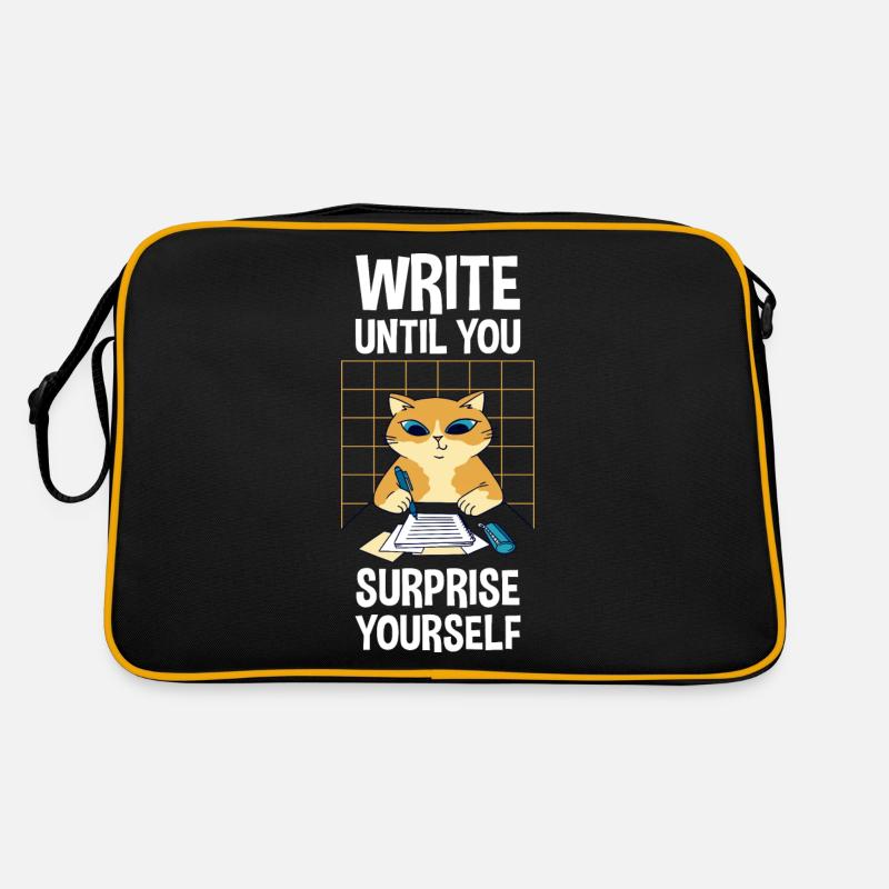 Write Until You Surprise Yourself 4 Retro Bag