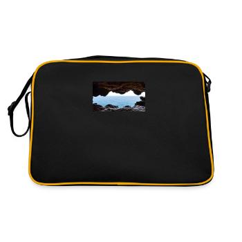 A cinematic view of Life - Retro Bag - black/gold - Back