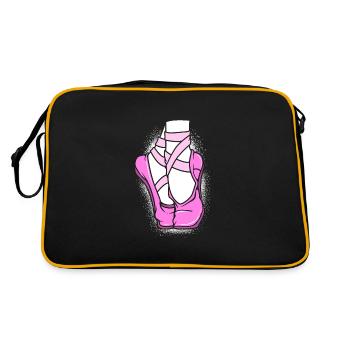 Ballet Ballet Dancer - Retro Bag - black/gold - Back