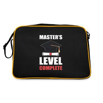 Cérémonie de remise des diplômes de maîtrise - Sac Retro - noir/or - Dos