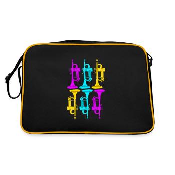 Trombone - Sac Retro - noir/or - Dos