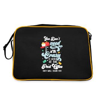Postman letters Parcel carrier - Retro Bag - black/gold - Back