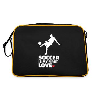 J’adore le football élégant - Sac Retro - noir/or - Dos