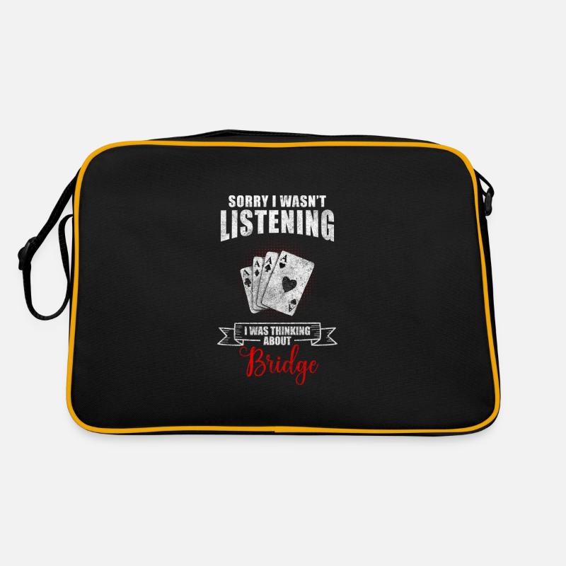 Card Game Win Double Head Heart Retro Bag