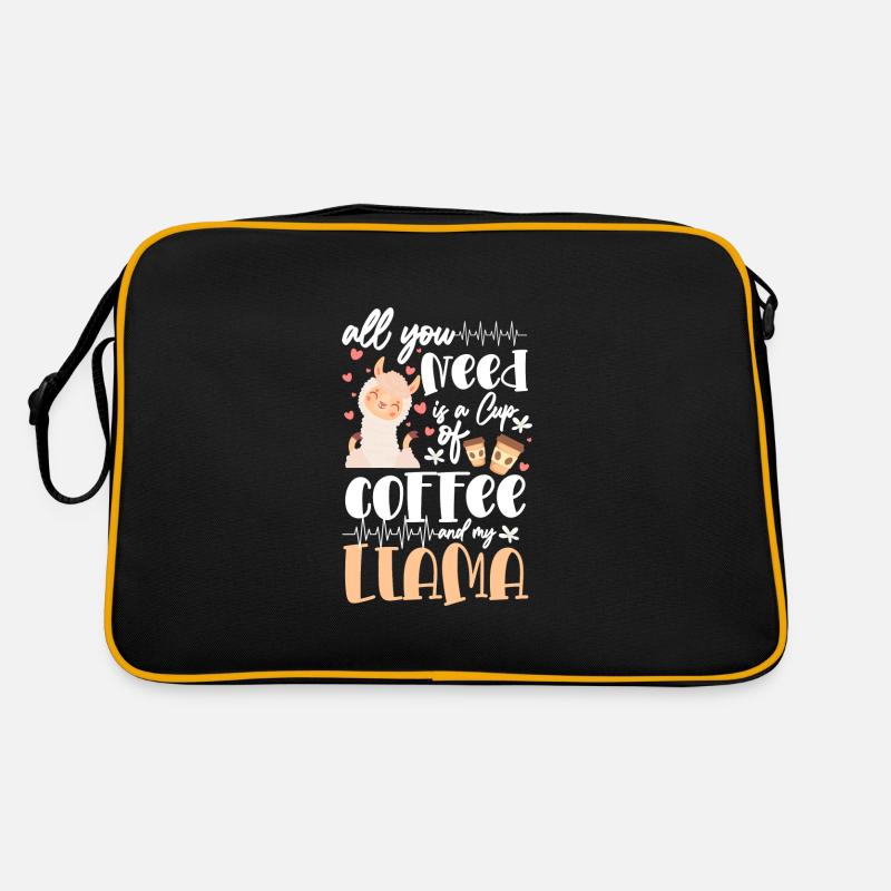 Lama mignon doux Sac Retro