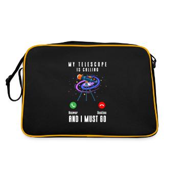 Universe Rocket Astronomer Astronaut - Retro Bag - black/gold - Back