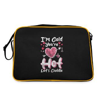 Relation Affection Romantique - Sac Retro - noir/or - Dos