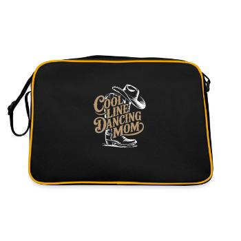 Line Dance Mom Line Dance Mom Cadeau - Sac Retro - noir/or - Dos