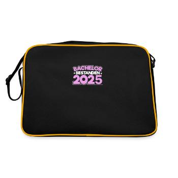 Baccalauréat 2025 Graduation Graduation - Sac Retro - noir/or - Dos