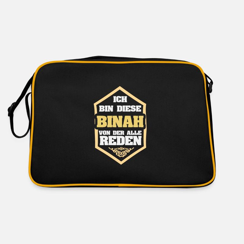 Binah as a nickname Retro Bag
