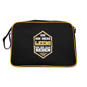 Leeni - Sac Retro - noir/or - Dos