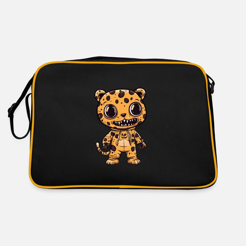 Leopard Halloween Funny Zombie Retro Bag