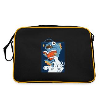 Lanterne lue - Sac Retro - noir/or - Dos