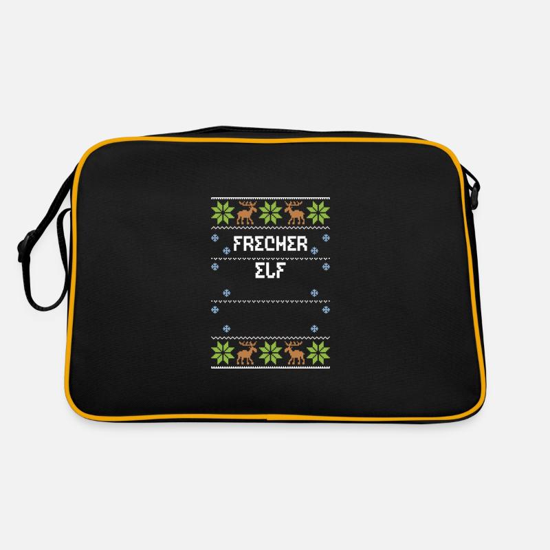 Elfe effronté - Noël moche Sac Retro