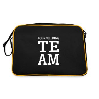 Équipe de musculation - Sac Retro - noir/or - Dos