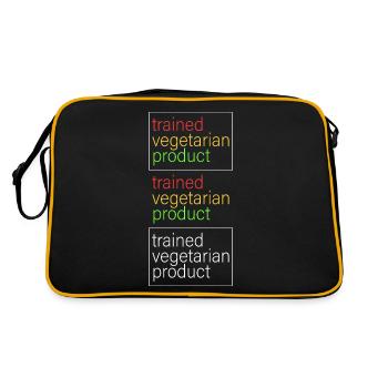 produit végétarien formé - Sac Retro - noir/or - Dos