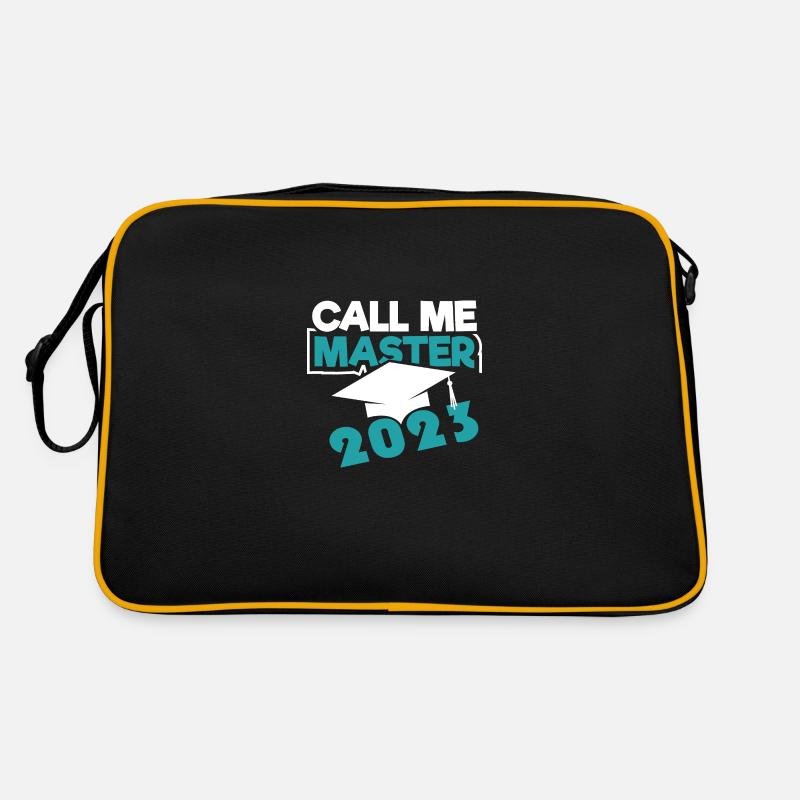 Master 2023 Abschluss Promotion Sponsion Uni Retro Tasche