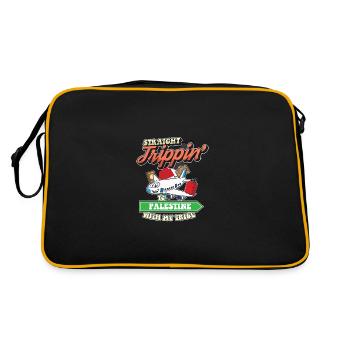 Voyage direct en Palestine avec ma tribu - Sac Retro - noir/or - Dos