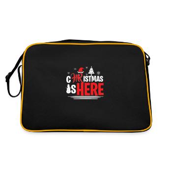 Human Resources Weihnachtsfeier Abteilungsfeier - Retro Tasche - Schwarz/Gold - Hinten