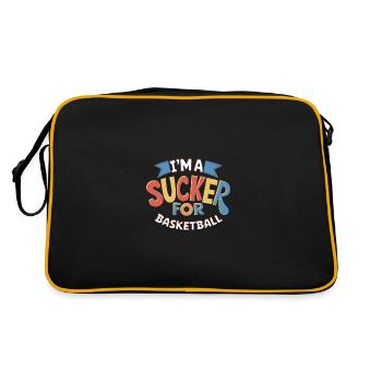 I'm A Sucker For Basketball - Retro Bag - black/gold - Back