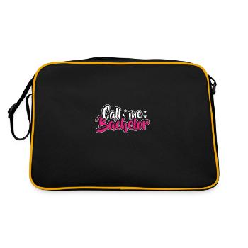 Bachelor Passed Graduation Doctorate Graduation - Retro Bag - black/gold - Back