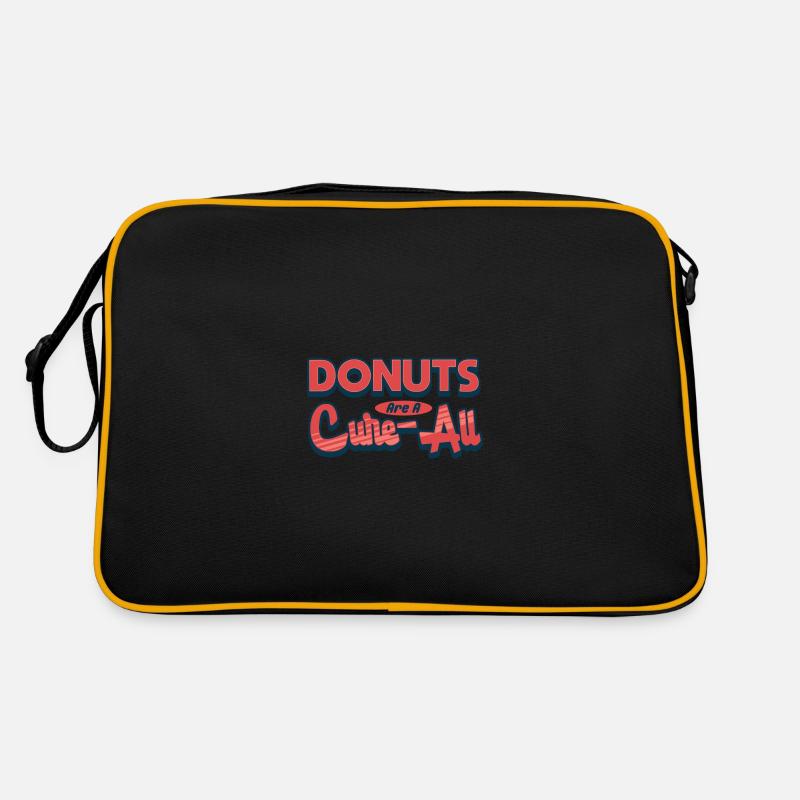 Donuts sind ein Allheilmittel Retro Tasche