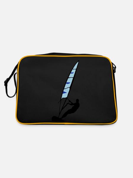windsurfing - Retro Bag - black/gold - Back