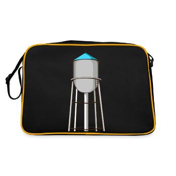 Tour d’eau - Sac Retro - noir/or - Dos
