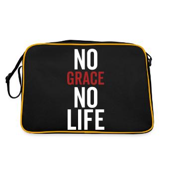 No Grace No Life - Retro Bag - black/gold - Back