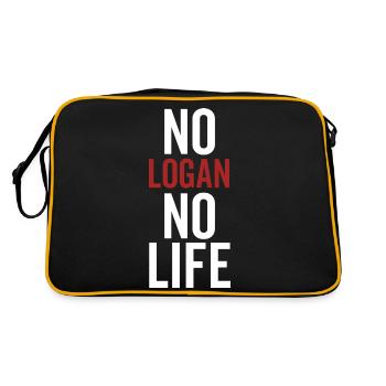 Pas de Logan Pas de vie - Sac Retro - noir/or - Dos