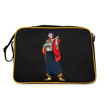 Honey - Retro Tasche - Schwarz/Gold - Hinten