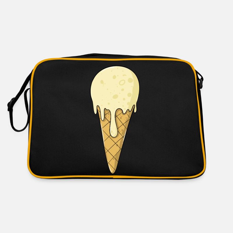 Eis | Vanille Eiscreme | Icecream Retro Tasche