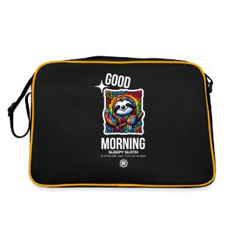 good morning - Retro Bag - black/gold - Back