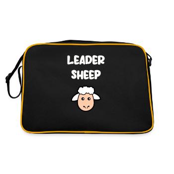 Leadersheep - Retro Bag - black/gold - Back