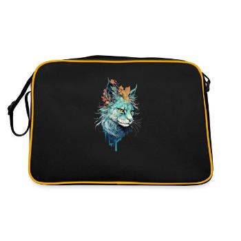 Thief Cat - Retro Bag - black/gold - Back