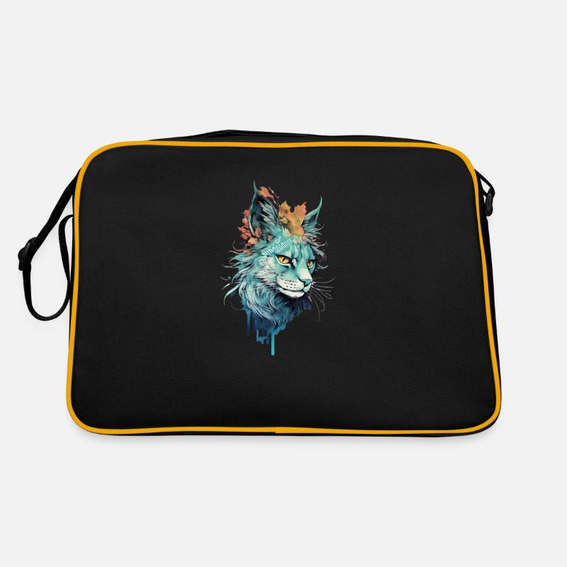 Thief Cat - Retro Bag - black/gold