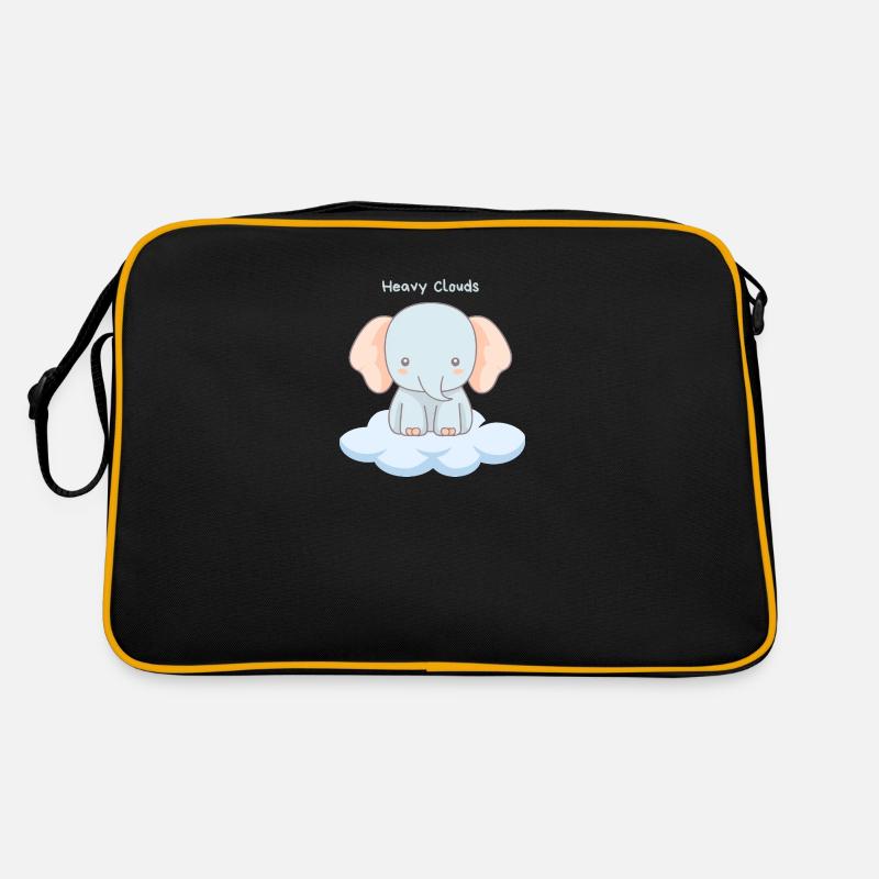 Heavy Clouds Retro Tasche