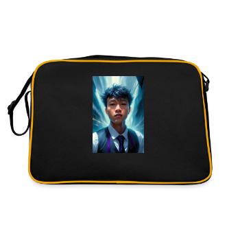 Sur le chemin de l’école - Sac Retro - noir/or - Dos