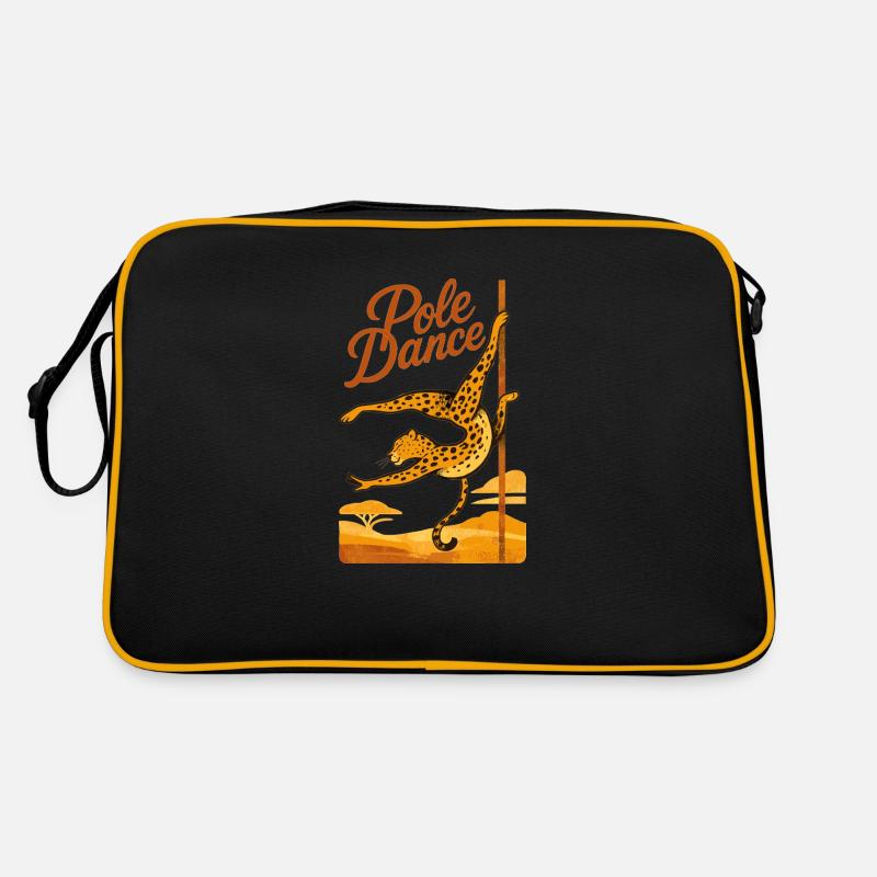 Pole Dance Leopard Pole Dancer Gift Retro Bag