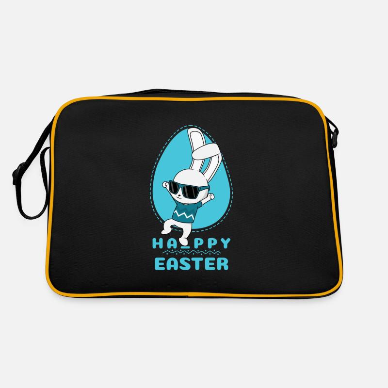Frohe Ostern Retro Tasche