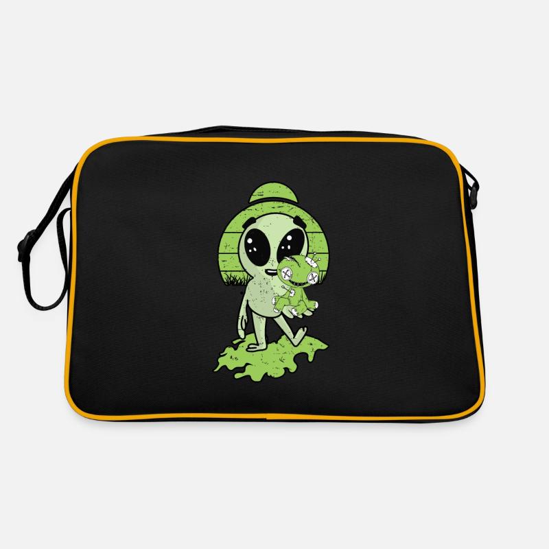 Alien with Voodoo Doll Retro Bag