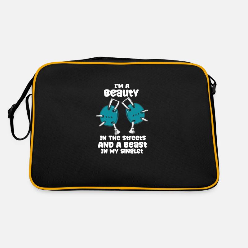 Beast In My Singlet Retro Tasche