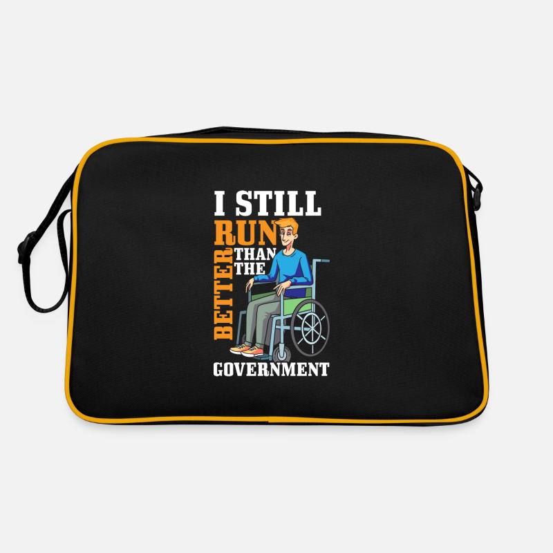 Disability Disability Disabled Walking disability Retro Bag