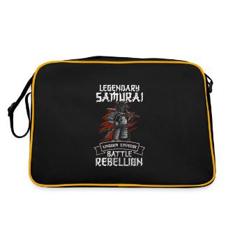 Japan Honor Ninja - Retro Bag - black/gold - Back