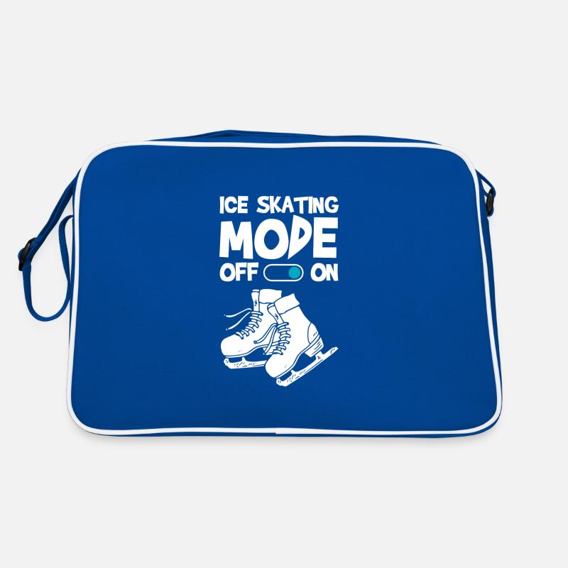 Eislaufen Kunst Hobby Eisbahn Retro Tasche
