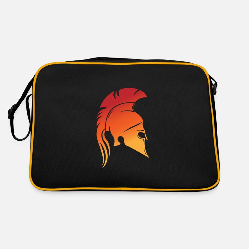 Sparta Design, rouge feu Sac Retro
